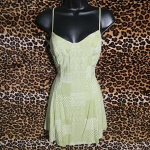 Kendall & Kylie Lime Green Dress